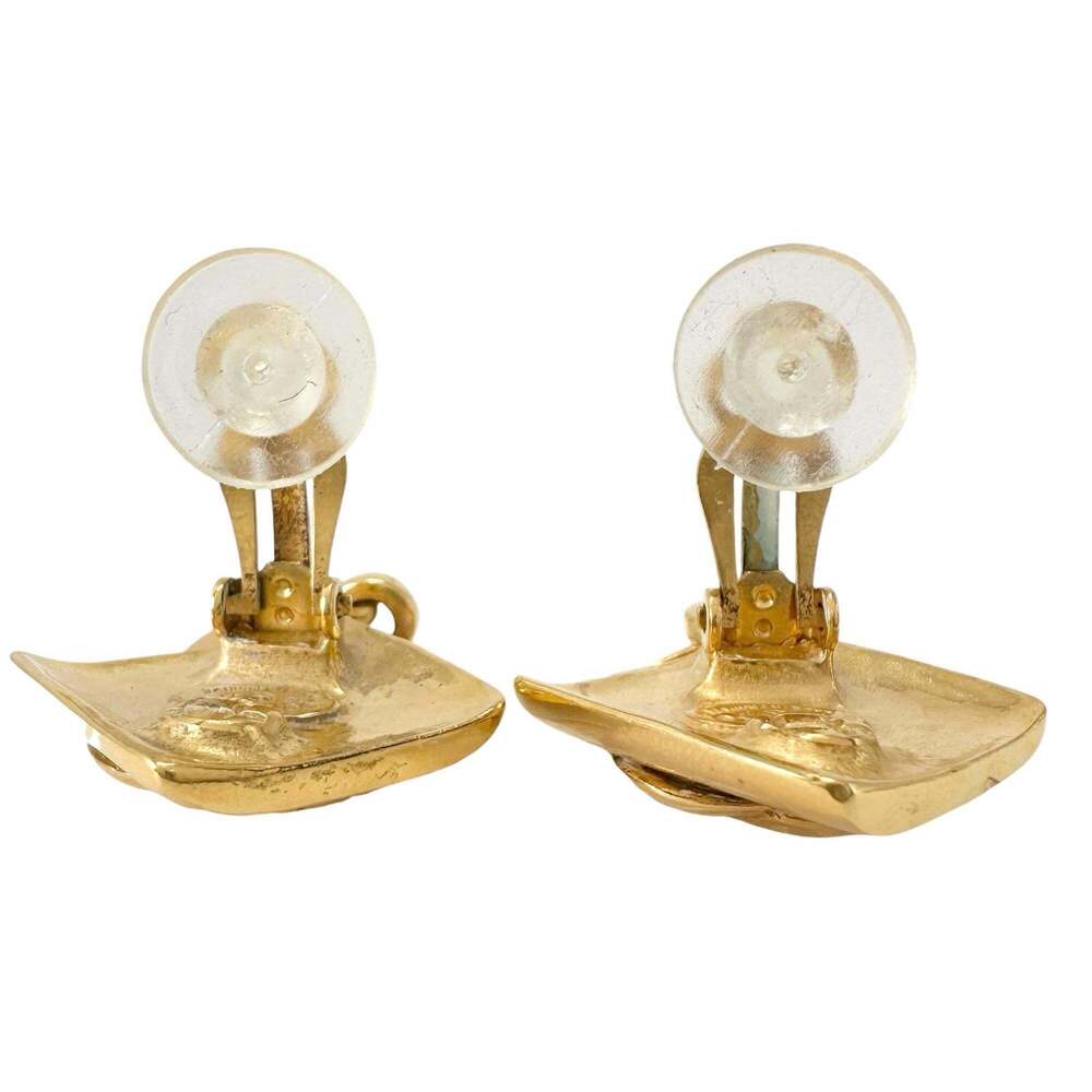 CHANEL Authentic Gold Earrings - Picture 5 of 7